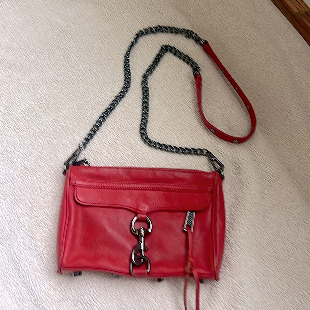 Rebecca Minkoff M.A.C red crossbody handbag